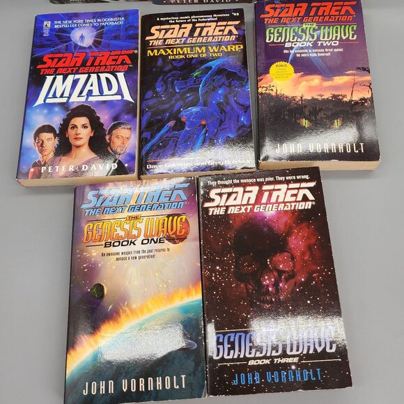 Star Trek TNG Book Lot Imzadi Genesis Wave Maximum Warp Sci-Fi Paperback x8 - Picture 5 of 5